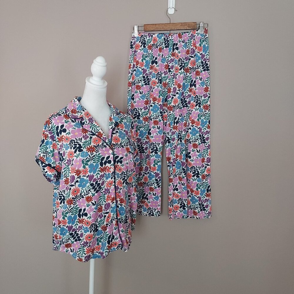 Kate Spade Antique Floral Pajama Set Size Sm